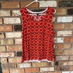 Lafayette 148 New York Sleeveless Cotton Blend Top